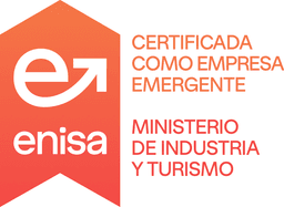 Certificada como empresa emergente — ENISA, Ministerio de Industria y Turismo